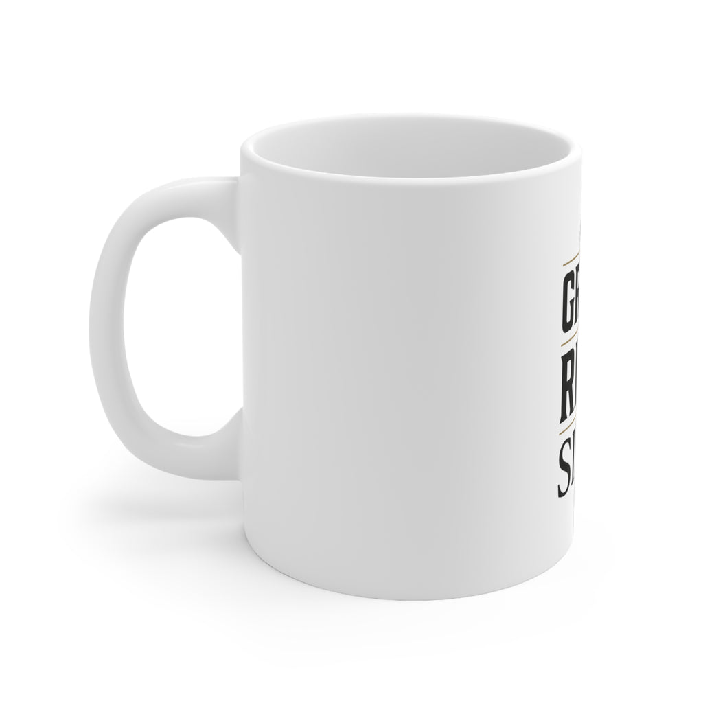 White Ceramic Mug, 11oz