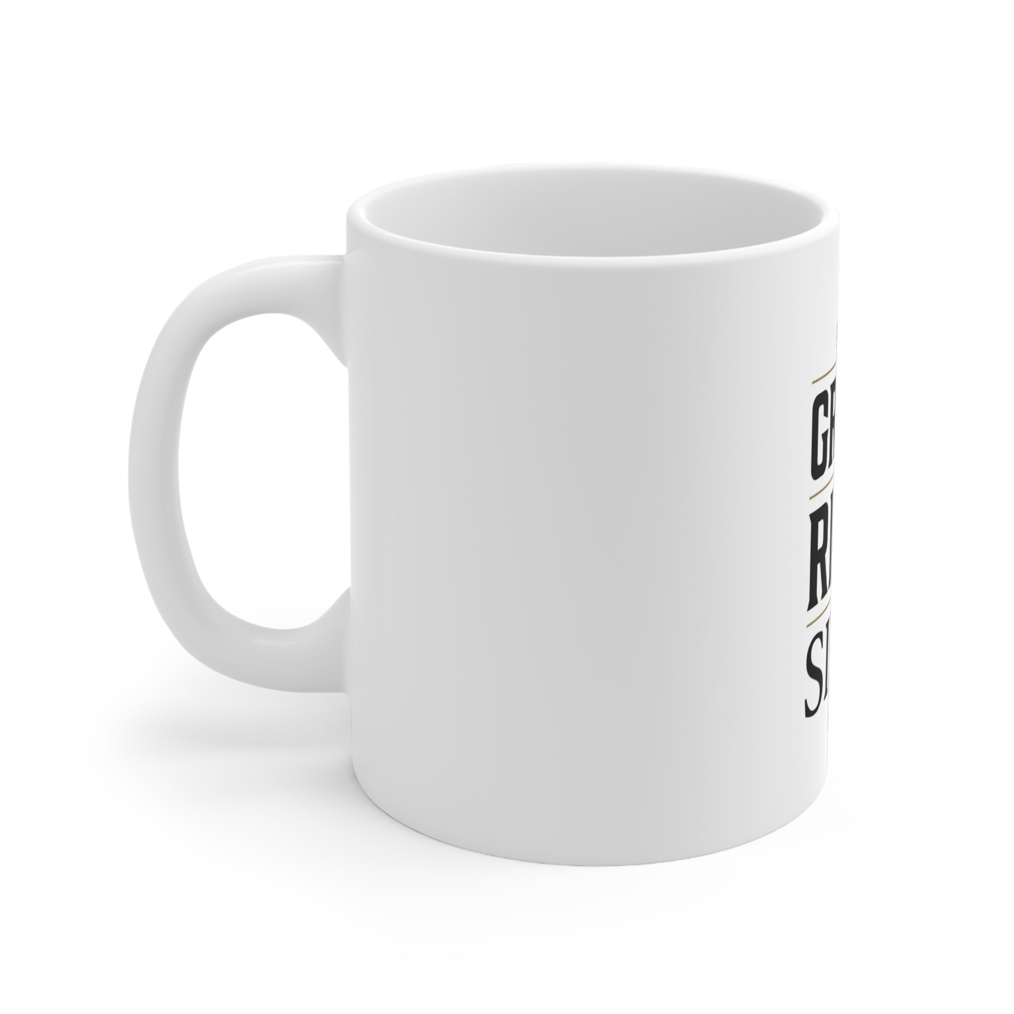 White Ceramic Mug, 11oz