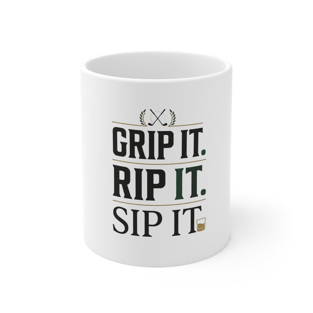 White Ceramic Mug, 11oz