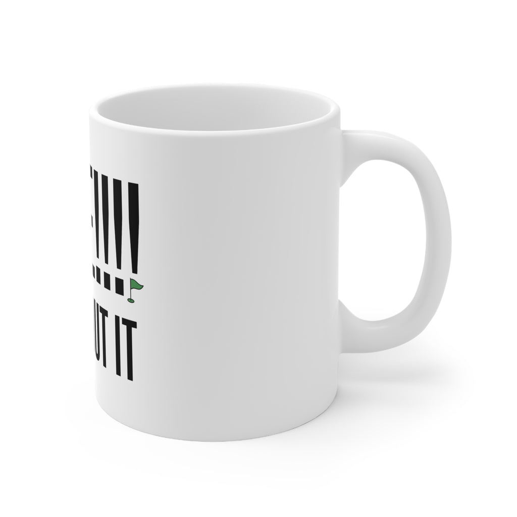 ORE!!!!! GET ABOUT IT Golf Coffee Mug – Funny Golf Mug for Golfers & Clubhouse Vibes